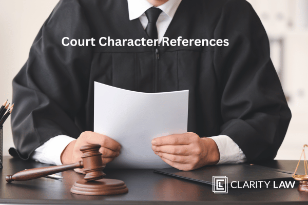 Court Character References