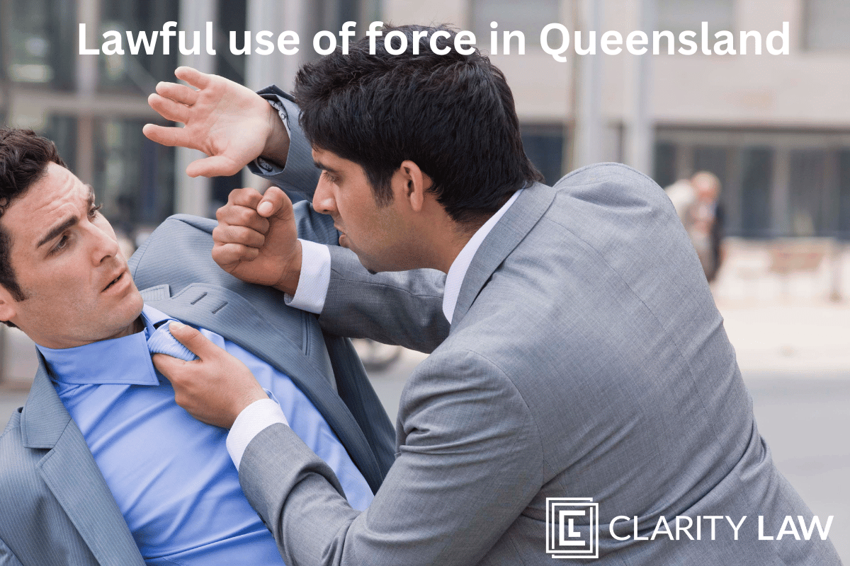 Lawful use of force in Queensland